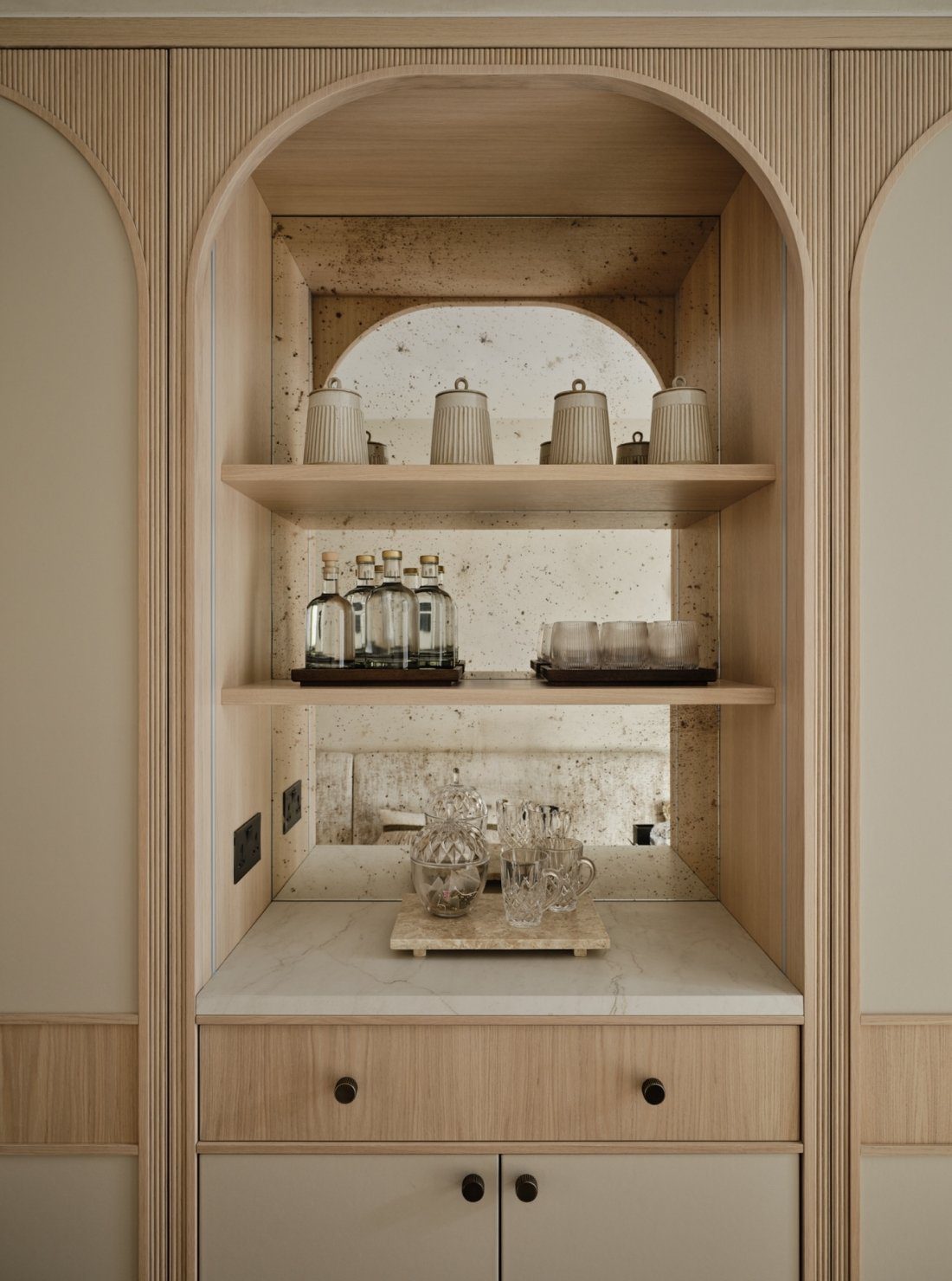 Bell Lowry - Stunning Bar Nook With Cups Design